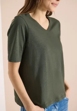 Basic Shirt met V-hals