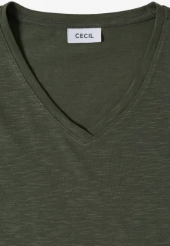 Basic Shirt met V-hals