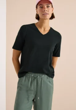 Basic Shirt met V-hals