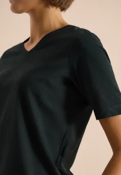 Basic Shirt met V-hals