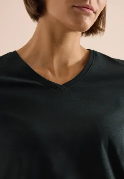 Basic Shirt met V-hals