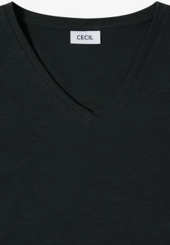 Basic Shirt met V-hals