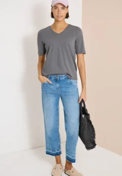 Basic Shirt met V-hals