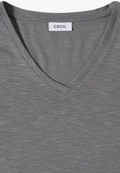 Basic Shirt met V-hals
