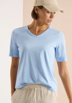 Basic Shirt met V-hals