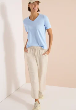 Basic Shirt met V-hals