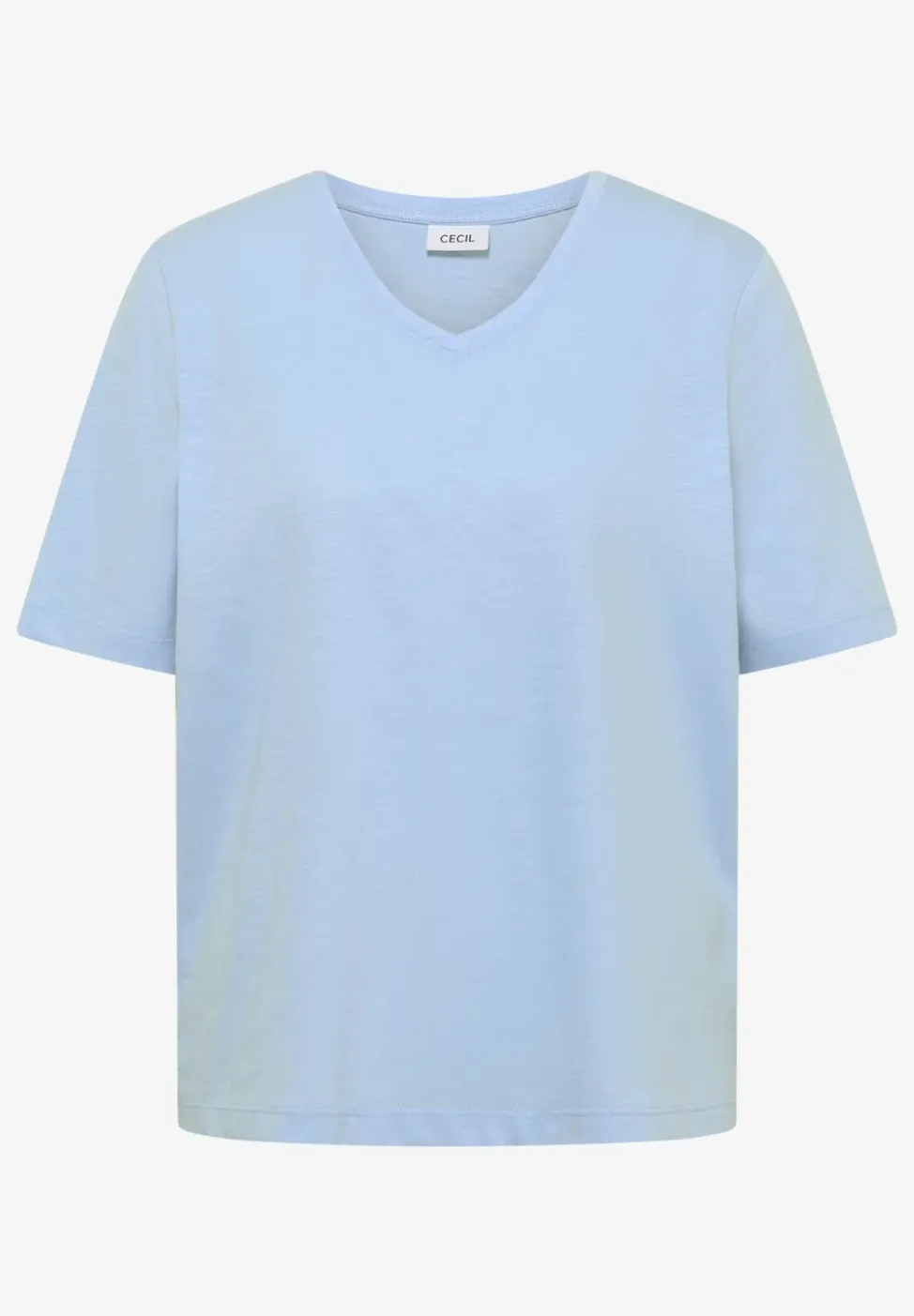 Basic Shirt met V-hals