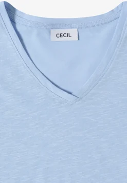 Basic Shirt met V-hals