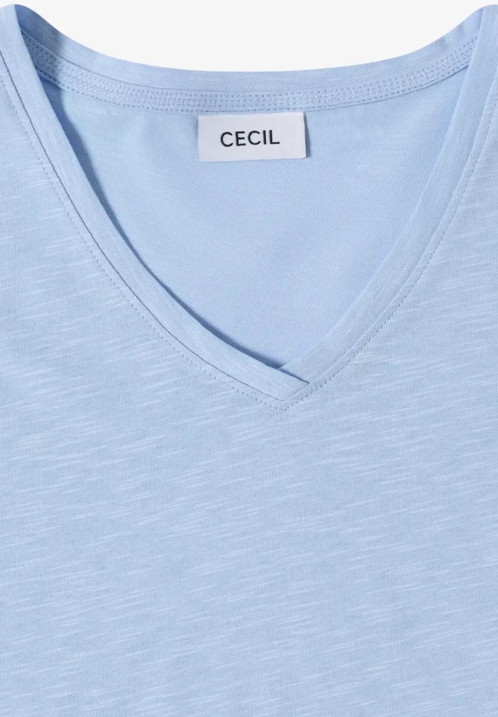 Basic Shirt met V-hals