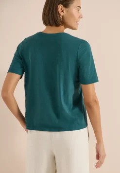 Basic Shirt met V-hals