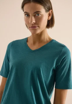 Basic Shirt met V-hals