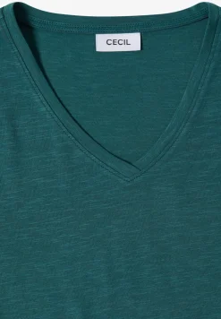 Basic Shirt met V-hals