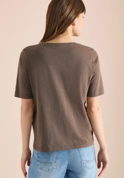 Basic Shirt met V-hals