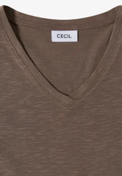 Basic Shirt met V-hals