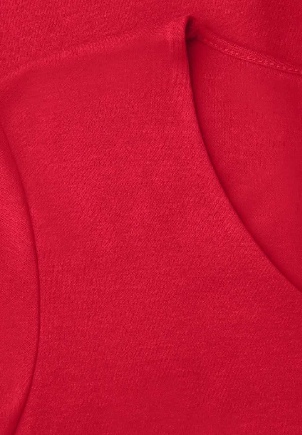 Basic Shirt met V-hals in effen kleur