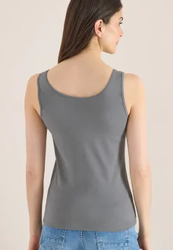 Basic top in effen kleur