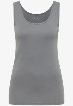 Basic top in effen kleur