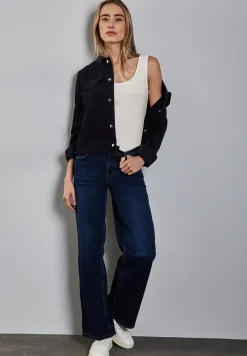 Basic top in effen kleur
