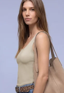 Basic top in effen kleur