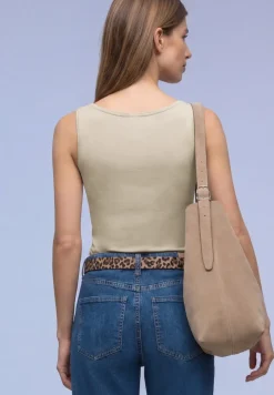 Basic top in effen kleur