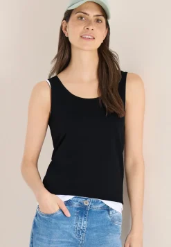 Basic top met ronde hals in een 2-pack