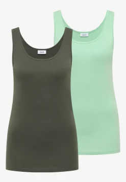 Basic top met ronde hals in een 2-pack