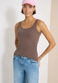Basic top met ronde hals in een 2-pack