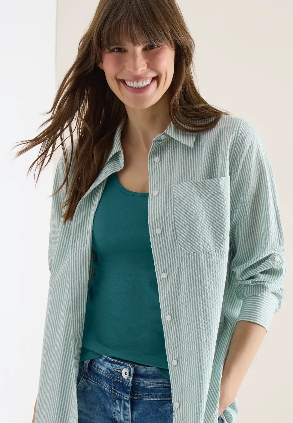 Basic top met ronde hals in een 2-pack