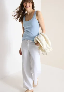 Basic top met ronde hals in een 2-pack