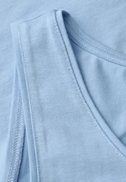Basic top met ronde hals in jersey