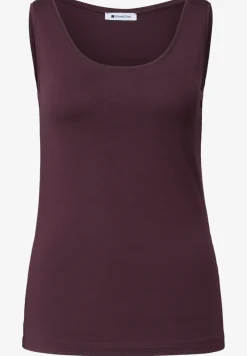 Basic top met ronde hals in jersey