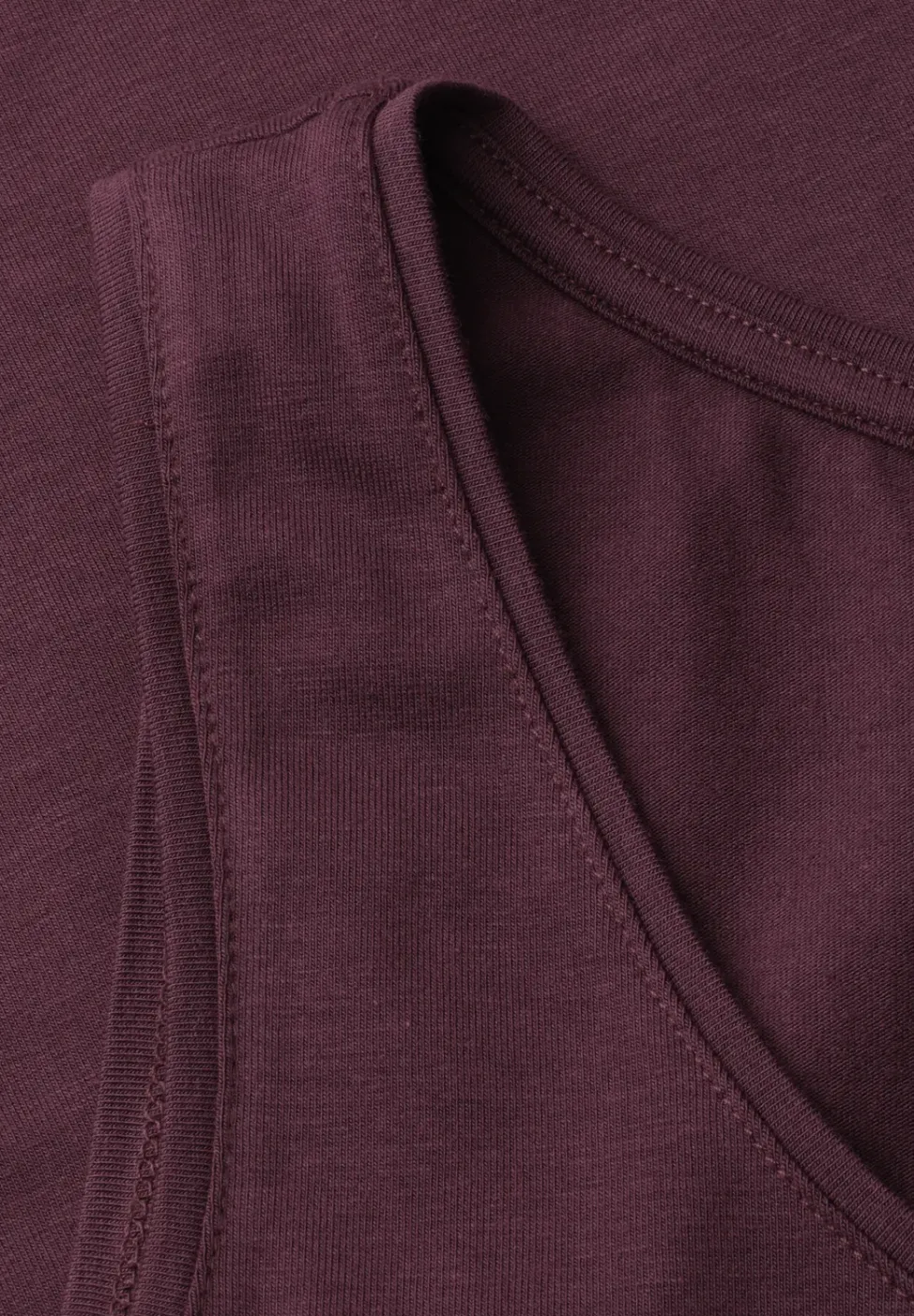 Basic top met ronde hals in jersey