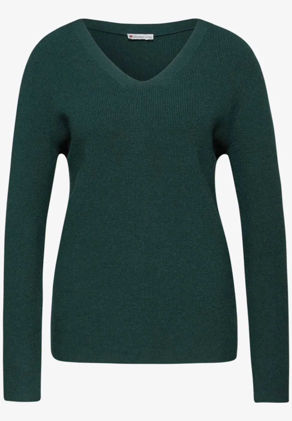 Basic trui met V-hals