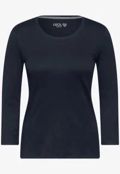 Basic T-shirt in effen kleur