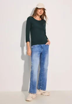 Basic T-shirt in effen kleur