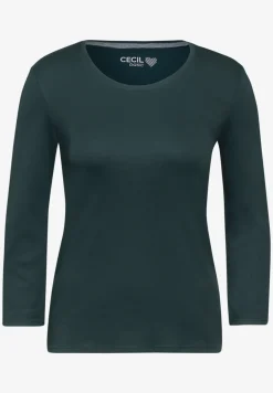 Basic T-shirt in effen kleur