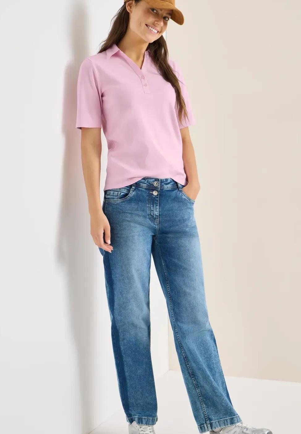 Basis polo met korte mouwen