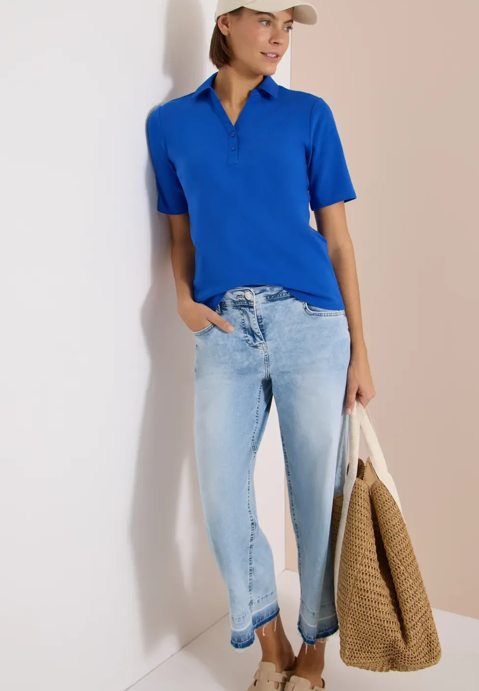 Basis polo met korte mouwen