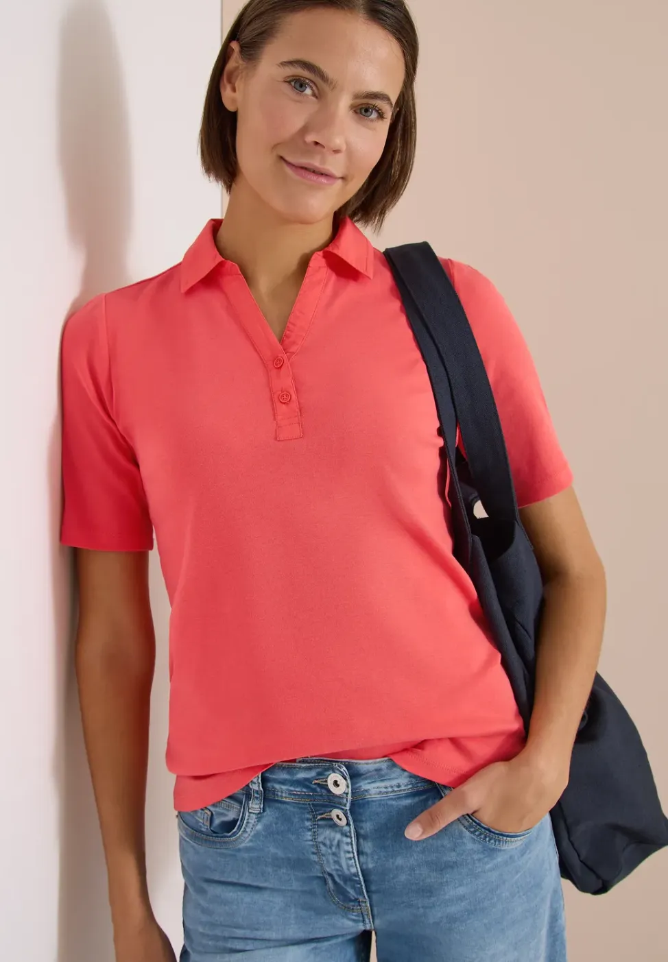 Basis polo met korte mouwen