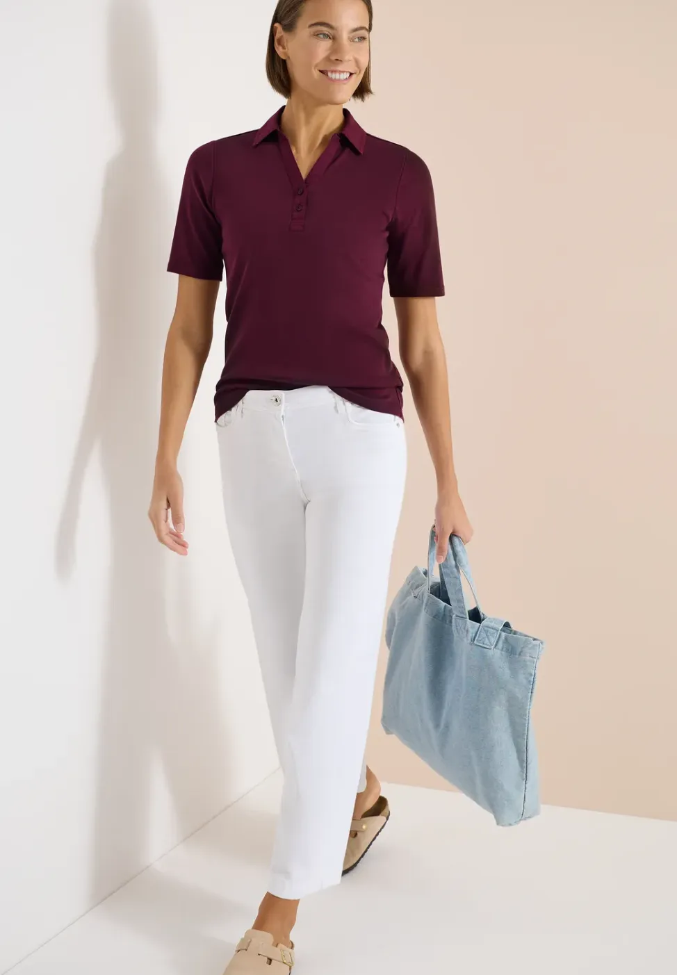 Basis polo met korte mouwen