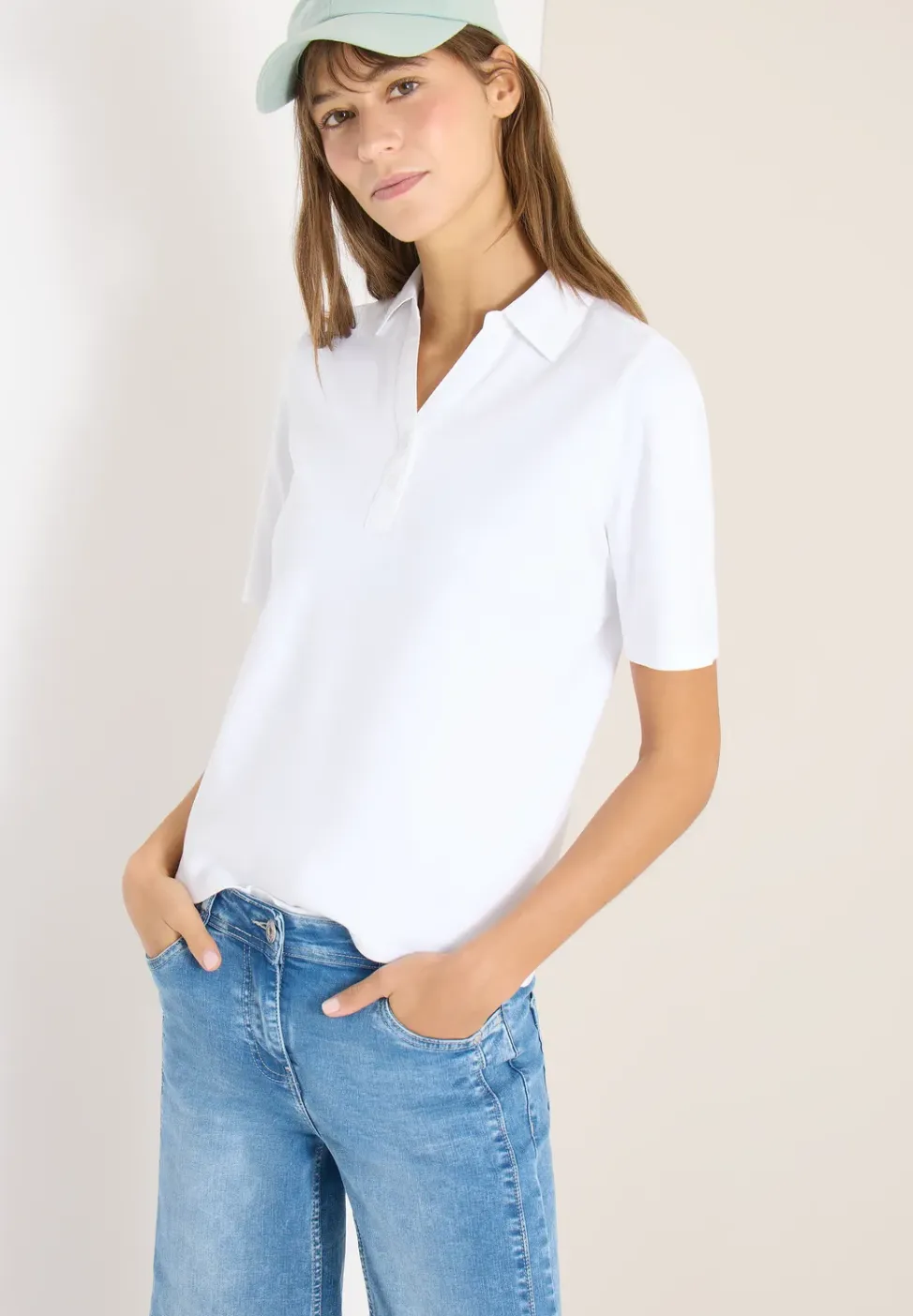 Basis polo met korte mouwen