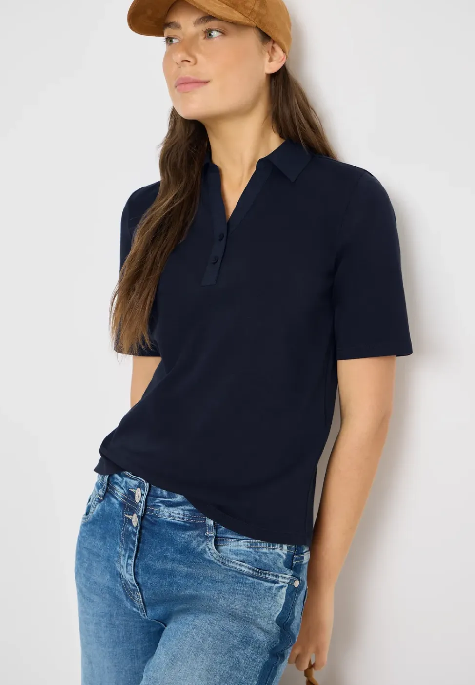 Basis polo met korte mouwen