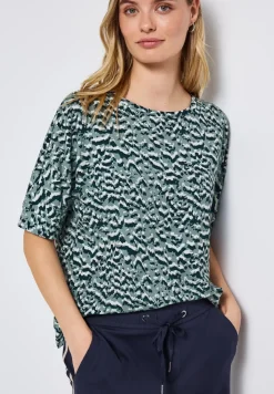 Batwing shirt met patroon