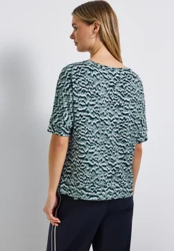 Batwing shirt met patroon