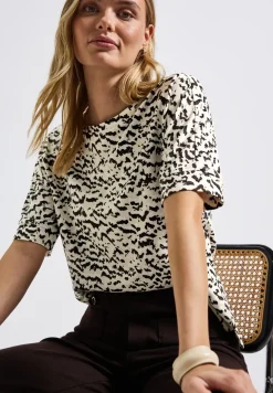 Batwing shirt met patroon