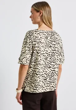Batwing shirt met patroon