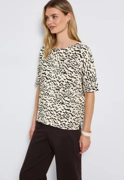 Batwing shirt met patroon