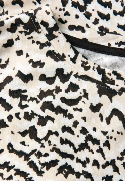 Batwing shirt met patroon