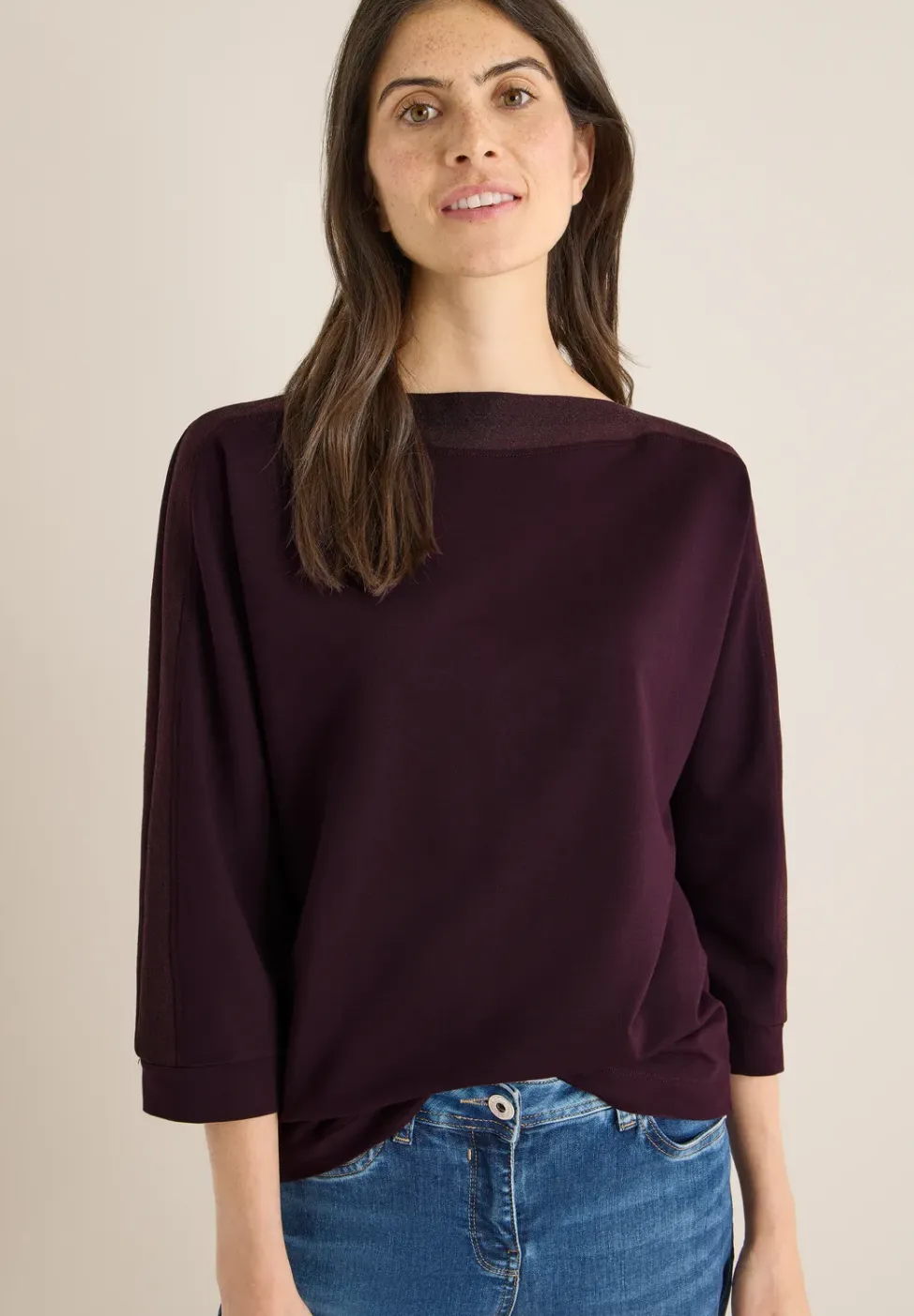 Batwing shirt met tape