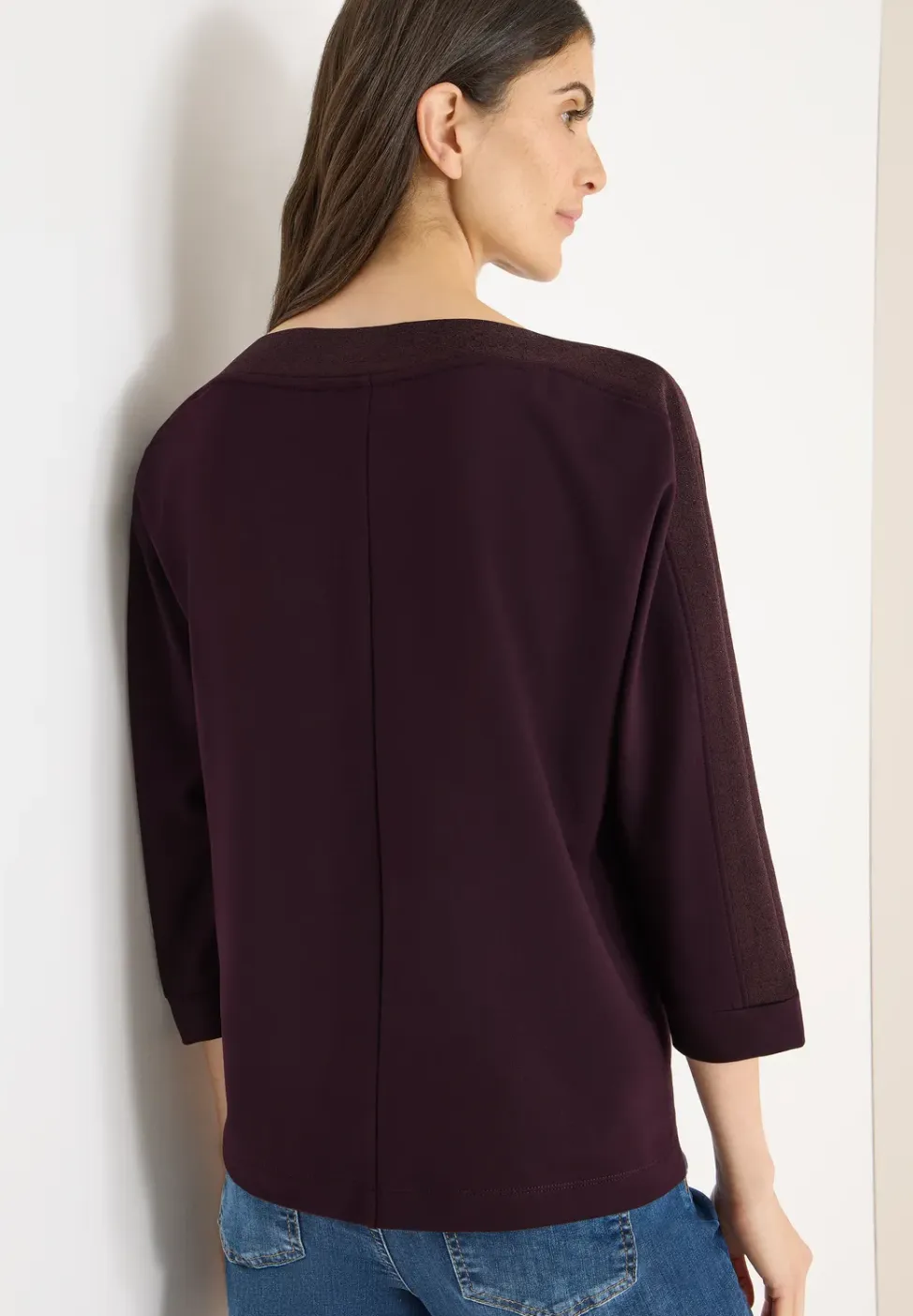 Batwing shirt met tape